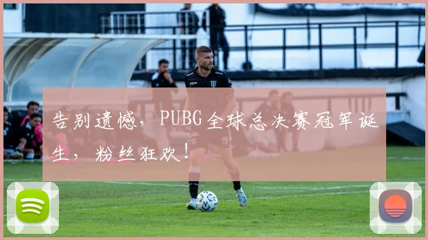 告别遗憾，PUBG全球总决赛冠军诞生，粉丝狂欢！